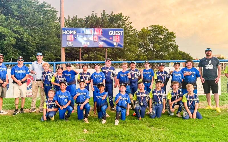 Childress Little League thanks Charlie and Diane Mashburn for the recent donation of a scoreboard at Rock Field. CHILDRESS LITTLE LEAGUE