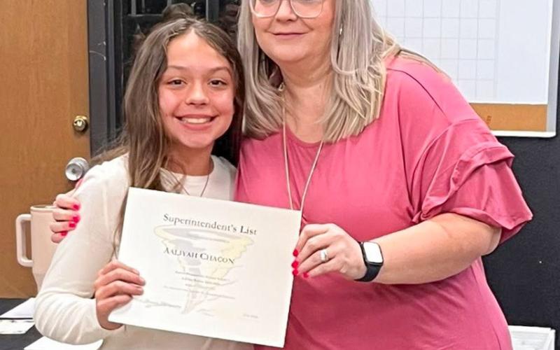 Aaliyah Chacon, fifth grade