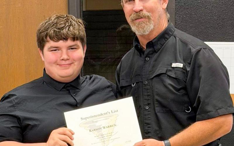 Karson Warren, ninth grade
