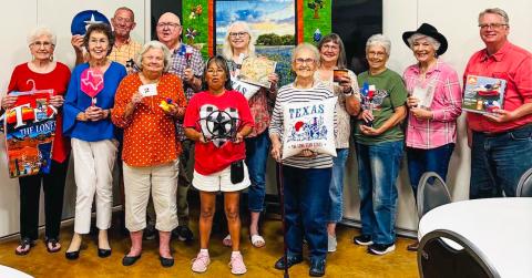 WSCC ‘Texas’ bingo winners exhibit prizes