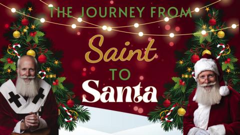 Rev. Trey Brooks, an ordained minister in the Church of the Nazarene, will present the one-person 40-minute performance, “The Journey from Saint to Santa,” at 6 p.m. Monday, Dec. 8 at the Dodson Church of the Nazarene Family Life Center. Dodson Nazarene Church