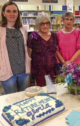 Collingsworth library hosts Whitaker’s retirement reception