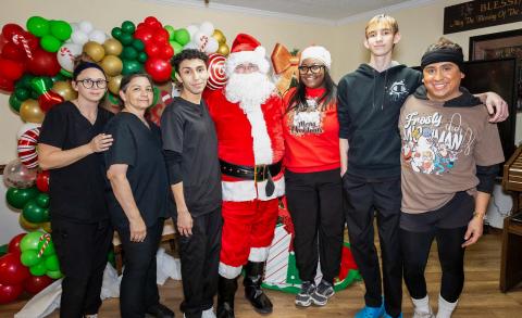 Avir at Childress welcomes special holiday guest