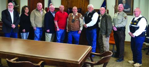 Collingsworth County officials recite New Year’s Day oath of office