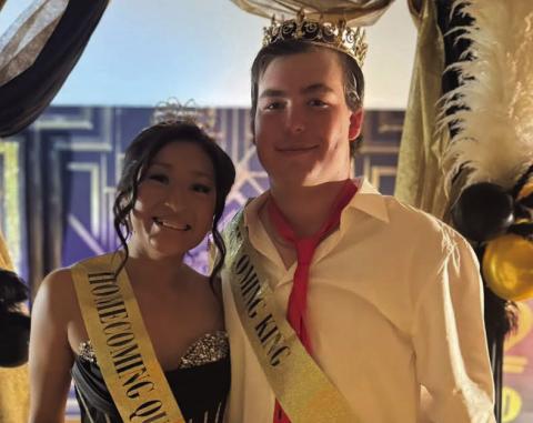 Rodriguez, Strickland reign  as prom queen and king