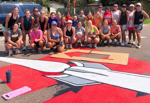 Rocket Road gets a fresh coat of paint