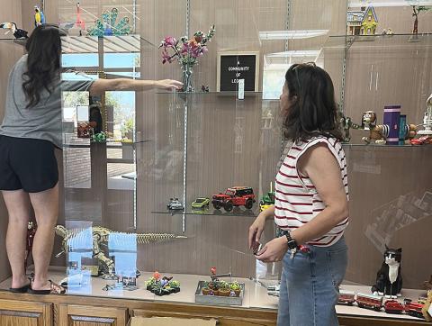 Collingsworth Public Library spotlights Lego creations