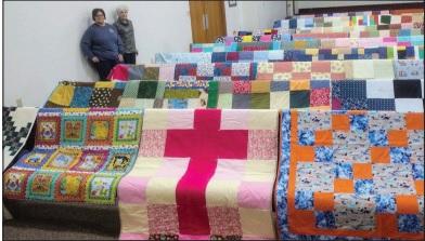 Prayer quilt ministry blesses kids