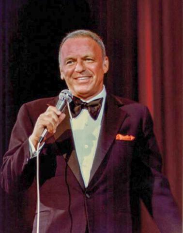 Entertainer Frank Sinatra