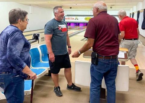 Senior citizens visit Wellington Activity Center