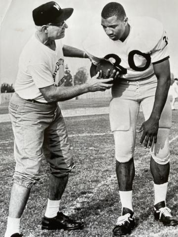 With the Southwest Conference not integrating until 1967, Junior Coffey was forced to leave the state to play college football, choosing the University of Washington. 