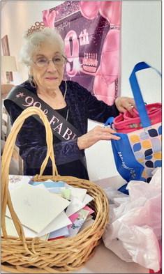June Harrison, of Childress, celebrates her 99th birthday, receiving over 99 birthday cards, Saturday, Sept. 23. Happy birthday, June! Courtesy Photo