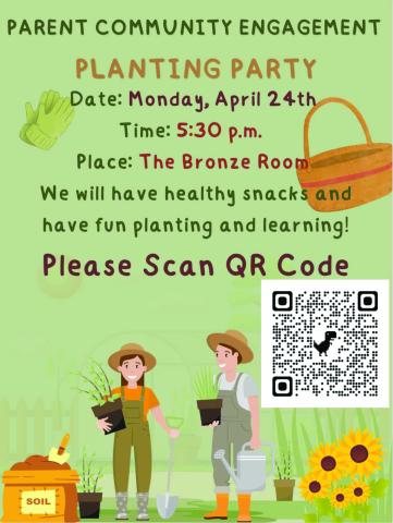 ‘Planting Party’ scheduled for Monday