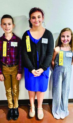 Monson Music Studio piano students Carter Keys and Athena Stingel, of Childress, and Rafe Barlow, of Wellington, compete at the Wichita Falls Fall Music Festival Saturday, Nov. 18 at Midwestern State University. Courtesy Photo