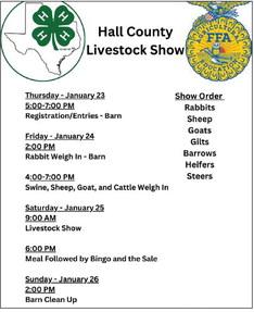 Hall County Livestock Show to welcome exhibitors this weekend
