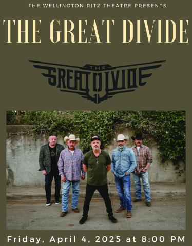 Don’t miss The Great Divide  live in concert today, April 4