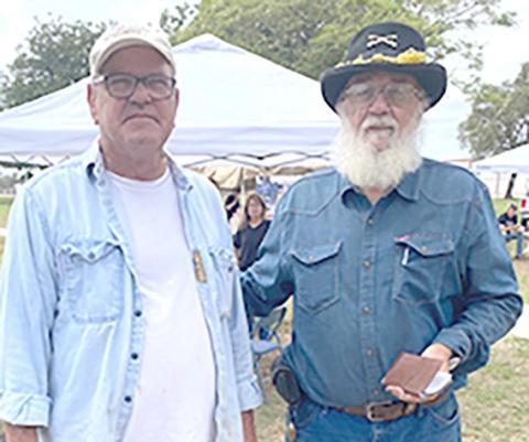 Visitors enjoy Rocky Sprott 6th Living History events