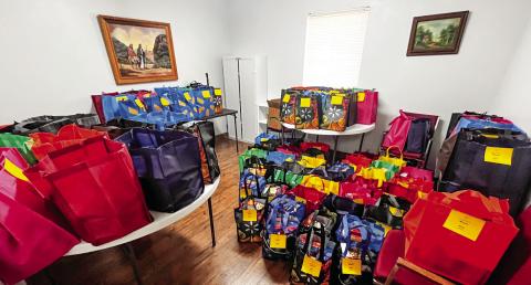 First Baptist Wellington assembles Blessing Bags