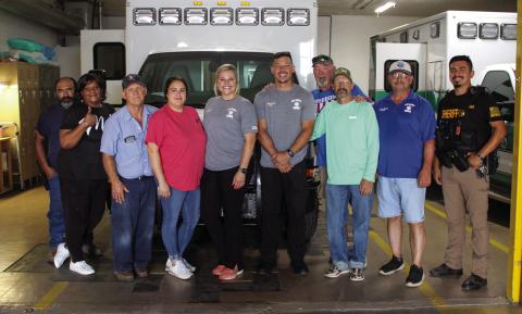 Hall County EMS unveils new ambulance