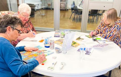 Offered at 1 p.m. on Thursday afternoons through the month of February, Saunna Blacksher leads participants in diamond art at the Wellington Senior Citizens Center (WSCC). WSCC currently offers exercise and wellness classes, monthly socials and birthday lunch celebrations, day trips and game room activities. Special interest groups and individuals meet for bridge, dominoes and other games from 1-5 p.m. Monday-Friday. Wellington Senior Citizens Center