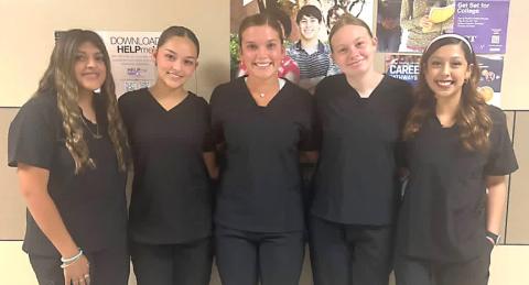 These future healthcare heroes are suited up in their scrubs and ready to learn. They’re gaining hands-on skills, building confidence, and taking the first steps toward making a difference in the lives of others. We can’t wait to see where their hard work and dedication take them. Keep learning, future CNAs. Your future is looking bright. WELLINGTON HIGH SCHOOL