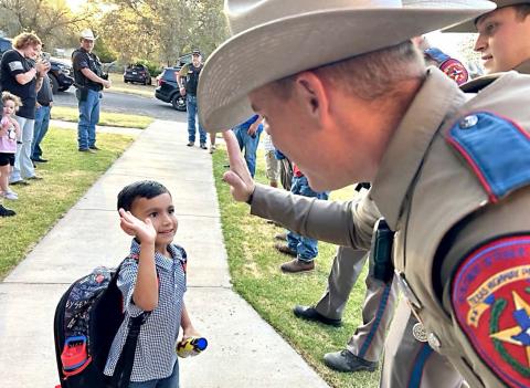 Texas DPS escorts Romero’s son