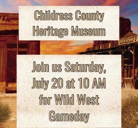 Saddle up for a day in the wild west with Childress County Heritage Museum