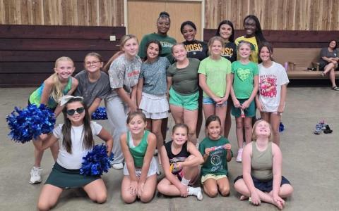 Lil Cats enjoy cheer clinic