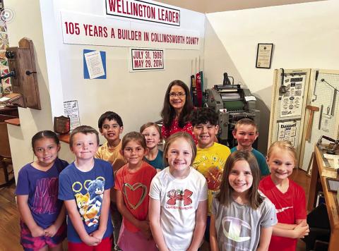 Wellington first graders travel back in time