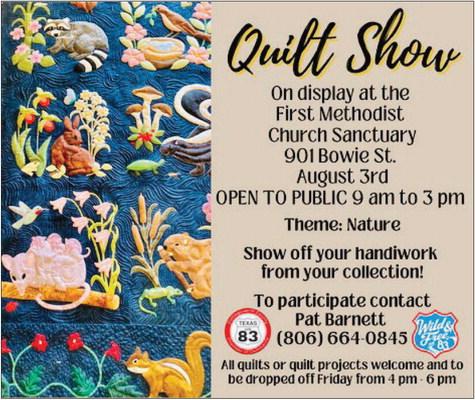 Wild & Free on 83 features ‘Nature’ quilt show