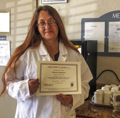 Wilkerson obtains food service certifications