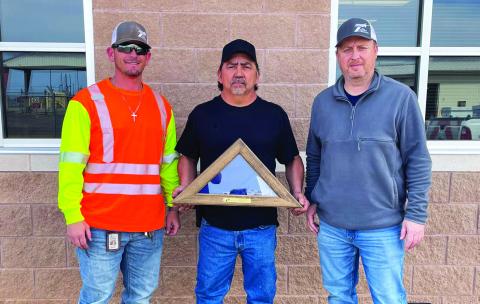 TxDOT Childress County Maintenance Crew Chief Lupe Villarreal retires