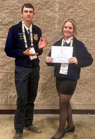 Childress represents at Texas State FFA Convention