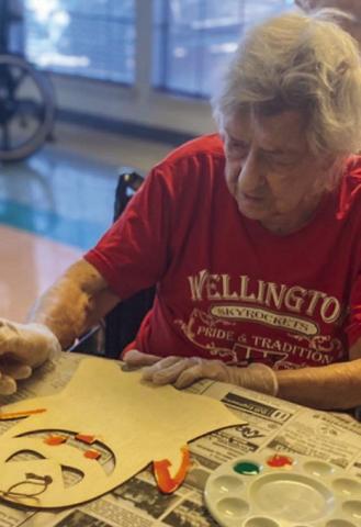 Wellington Care Center creates fall fun