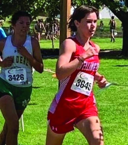 Lady Rocket junior Addy Mock takes the fifth-place finish at the Lubbock Invitational at Mae Simmons Park Saturday, Sept. 17. Coached by Cade Brown, other team members include Charlee Bodine, Abby Garcia, Harlee Gomez, Audrey Jones, Presley Kane, Alyssa Lewis, Angela Lewis, Leslie Orozco and Eryn Torrez. Courtesy Photo