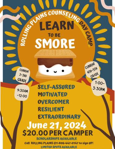 Focused on helping youth develop self-confidence by building leadership skills, space is still available for LEARN to be SMORE campers, set for Friday, June 21. Courtesy Image