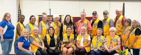 Wellington Lions learn of Lions Clubs International Foundation disaster relief