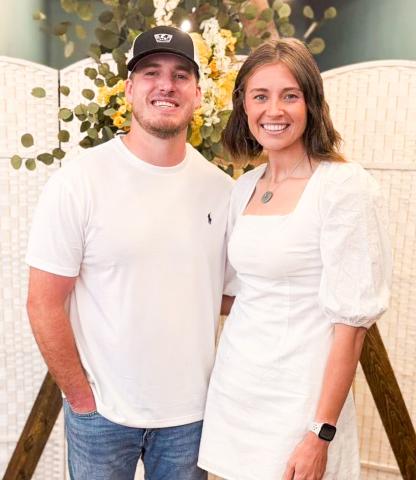 Family and friends blessed Layne Taylor and Courtney Head with a recent miscellaneous bridal shower in the Lewis Building of the Wellington Ritz Theatre Complex. COURTESY PHOTO