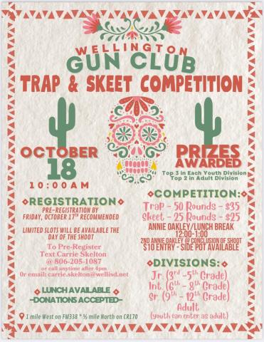Wellington Gun Club plans Saturday contests