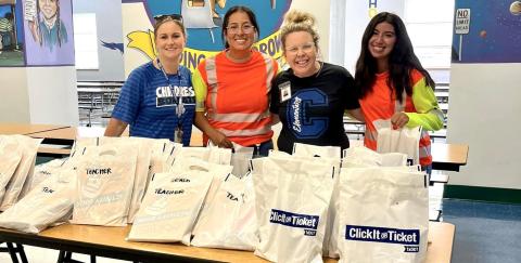 TxDOT gives back to Childress Elementary School
