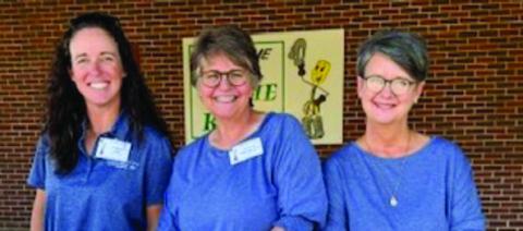 Greenbelt Electric Cooperative (GEC), Inc.’s staff, including Plant Accountant Marcie Orr, Accounting Clerk Stacey Breedlove and Cashier/Receptionist Cathy Needham, greet visitors during the 85th Annual Meeting Friday, Sept. 27. Photos Courtesy of Greenbelt Electric Cooperative