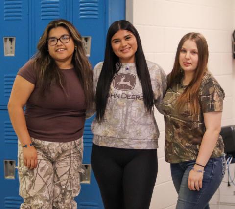 Bobcats ‘hunt the Buckaroos’ during Camo Day