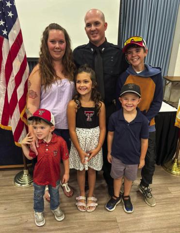 ‘I will do everything within my power to protect my community’: Egerton joins Childress Police Department