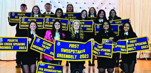 Wellington FFA garners first Greenbelt District Sweepstakes honor