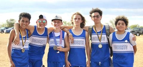 The Childress Bobkittens take a first-place finish at the recent Quanah Invitational.
