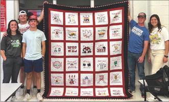 WHS seniors carry on quilt raffle tradition