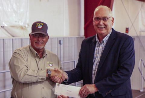 Lighthouse Electric Cooperative presents service awards to employees