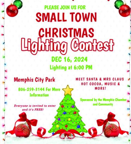 Memphis Chamber to host 2nd Annual Small Town Christmas Lighting Contest