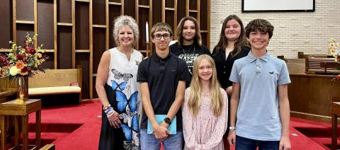 Youth recap time at Camp Nova