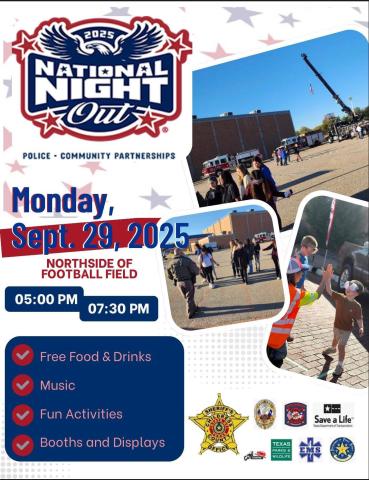 Meet local law enforcement at National Night Out